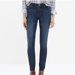 Madewell Skinny Skinny Blue denim jeans